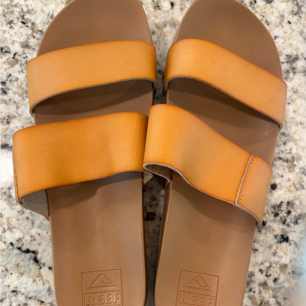 Reef Cushion Vista Natural color Slide Sandals
